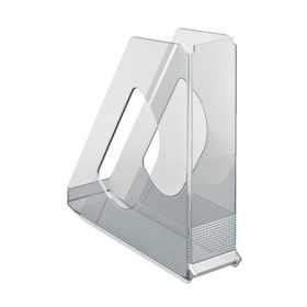   Iratpapucs, műanyag, 68 mm, Esselte Europost, víztiszta (21433)