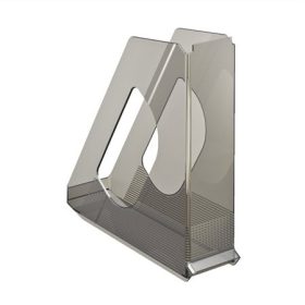   Iratpapucs, műanyag, 68 mm, Esselte Europost, füstszínű (21434)