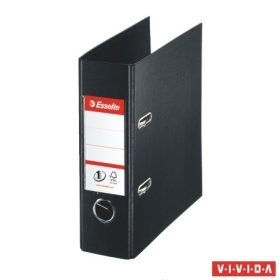   Iratrendező, 75 mm, A5, PP, Esselte Standard, Vivida fekete (468670)