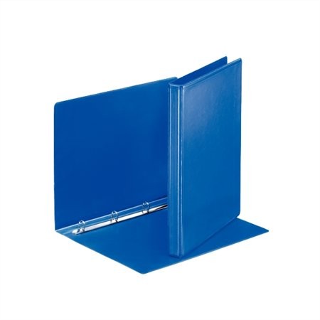Gyűrűs könyv, panorámás, 4 gyűrű, 25 mm, A4, PP/PP, Esselte, kék (49752)