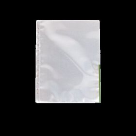   Genotherm, lefűzhető, felül/oldalt félig nyitott, A4, 105 mikron, víztiszta, Esselte, zöld 100db/csomag (55366)