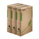 Archiváló doboz, A4, 80 mm, újrahasznosított karton, Esselte Eco, barna (623916)