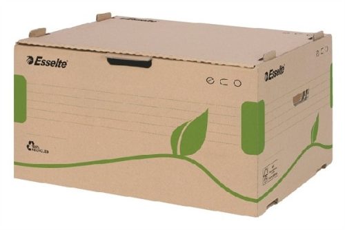 Archiváló konténer, újrahasznosított karton, előre nyíló, Esselte Eco, barna (623919)