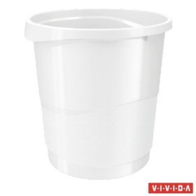   Papírkosár, 14 liter, Esselte Europost, Vivida fehér (623945)