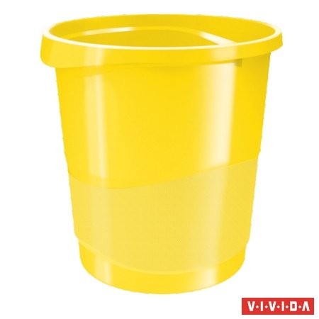 Papírkosár, 14 liter, Esselte Europost, Vivida sárga (623946)