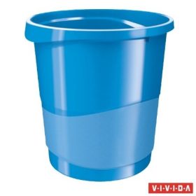 Papírkosár, 14 liter, Esselte Europost, Vivida kék