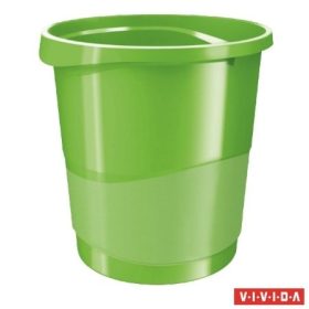   Papírkosár, 14 liter, Esselte Europost, Vivida zöld (623950)