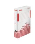   Archiváló doboz, A4, 80 mm, újrahasznosított karton, Esselte Speedbox, fehér (623985)