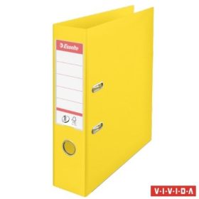   Iratrendező, 75 mm, A4, PP/PP, élvédő sínnel, Esselte Standard, Vivida sárga (624070)