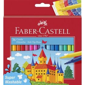   Filctoll készlet, Faber-Castell, 36 különböző szín Castle