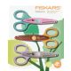 Fiskars gyermek olló készlet – állatkerti állatok (1003846), kreatív mintavágás gyerekeknek