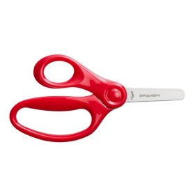   Fiskars gyermekolló 13 cm, piros (1003856P) – biztonságos vágás már 4 éves kortól