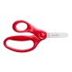 Fiskars gyermekolló 13 cm, piros (1003856P) – biztonságos vágás már 4 éves kortól