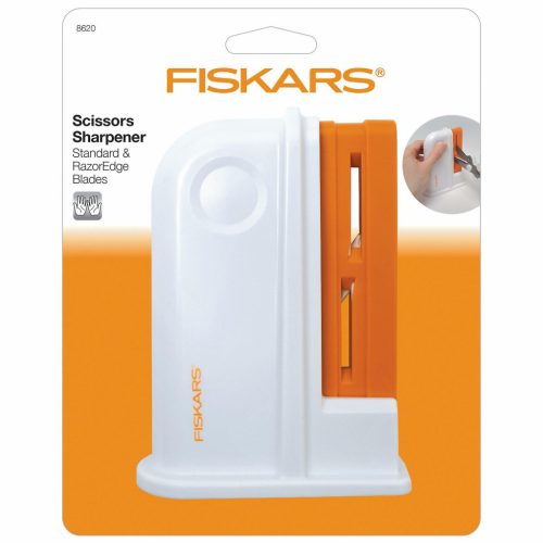 Fiskars ollóélező (1020499) – professzionális élezés otthon és műhelyben