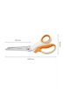 Fiskars Softgrip cikkcakk Olló 24,2 cm 1070024