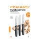 Fiskars Functional Form Késkészlet, asztali, 12 cm, fekete 3db/készlet (1057562)