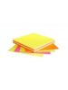Öntapadós jegyzettömb Info Notes 75x75 mm 100 lapos neon mix (5654-39-pk1-b)