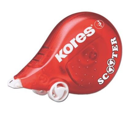 Hibajavító roller, 4,2 mm x 8 m, Kores Scooter, piros (IK848511)
