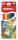 Akvarell ceruza készlet, hegyezővel, ecsettel, Kores, 12 különböző szín, 12 db/készlet (IK93812)