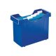 Függőmappa tároló, műanyag, 5 db függőmappával, Leitz Plus, kék