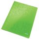 Gyorsfűző, laminált karton, lakkfényű, A4, Leitz Wow, zöld