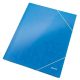 Gumis mappa, 15 mm, karton, A4, lakkfényű, Leitz Wow, kék