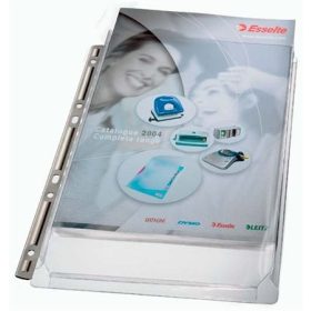   Katalógustartó genotherm, lefűzhető, A4, 170 mikron, narancsos felület, 20 mm, Leitz Jumbo Extra 3db/csom