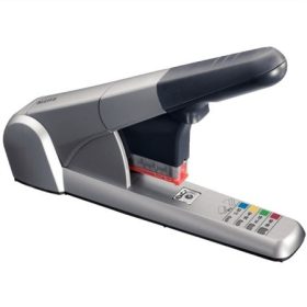 Tűzőgép, nagyteljesítményű, 80 lap, Leitz 5551, ezüst