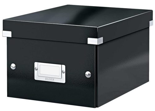 Irattároló doboz, A5, Leitz Click&Store, fekete
