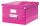 Irattároló doboz, A4, lakkfényű, Leitz Click&Store, rózsaszín