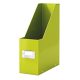 Iratpapucs, PP/karton, 95 mm, lakkfényű, Leitz Click&Store, zöld