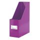 Iratpapucs, PP/karton, 95 mm, lakkfényű, Leitz Click&Store, lila