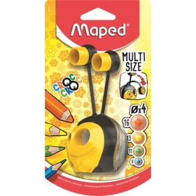 Hegyező, kétlyukú, tartályos, MAPED Croc Croc, méhecske