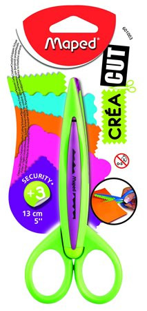 Olló, cikkcakk, MAPED Créa Cut