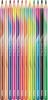 Színes ceruza készlet, háromszögletű, MAPED Nightfall, 12 különböző szín / készlet (831700)