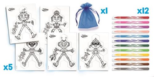 Kreatív készségfejlesztő készlet, MAPED CREATIV, Color and Play színező és puzzle