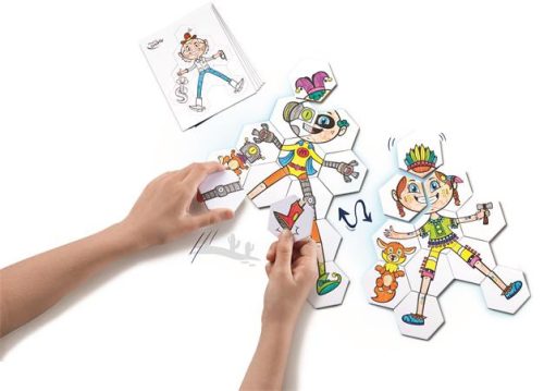 Kreatív készségfejlesztő készlet, MAPED CREATIV, Color and Play színező és puzzle