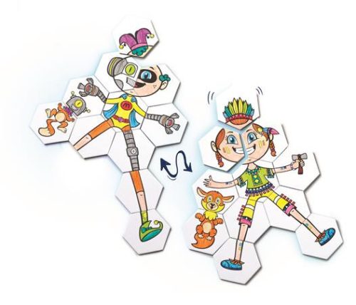 Kreatív készségfejlesztő készlet, MAPED CREATIV, Color and Play színező és puzzle