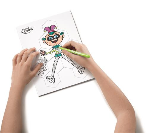 Kreatív készségfejlesztő készlet, MAPED CREATIV, Color and Play színező és puzzle