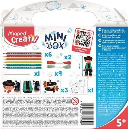 Madárijesztő kreatív készségfejlesztő készlet, Maped Creativ Mini Box