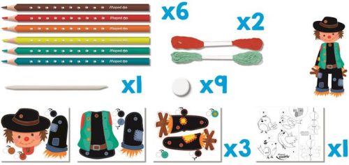 Madárijesztő kreatív készségfejlesztő készlet, Maped Creativ Mini Box