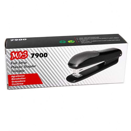 MOS 7900 full strip tűzőgép 24/6 és 26/6 kapcsokhoz, 25 lapos, szürke