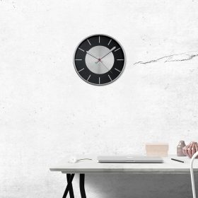   Prim Lange 30cm műanyag falióra, gravírozható alumínium felülettel (E01.3457)