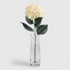 Hortenzia (Hydrangea) prémium dekorációs művirág szál 88cm, barack színű