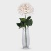 Hortenzia (Hydrangea) prémium dekorációs művirág szál 68cm, púder színű