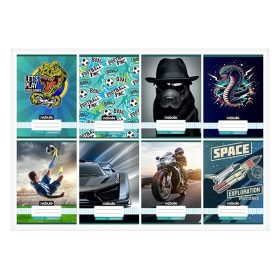 Füzet kockás Nebulo A/5 32 lapos 27-32 Vagány minták II.