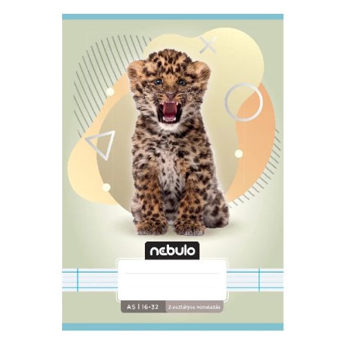 Füzet vonalas Nebulo A/5 32 lapos 16-32 2. osztályos Állatok