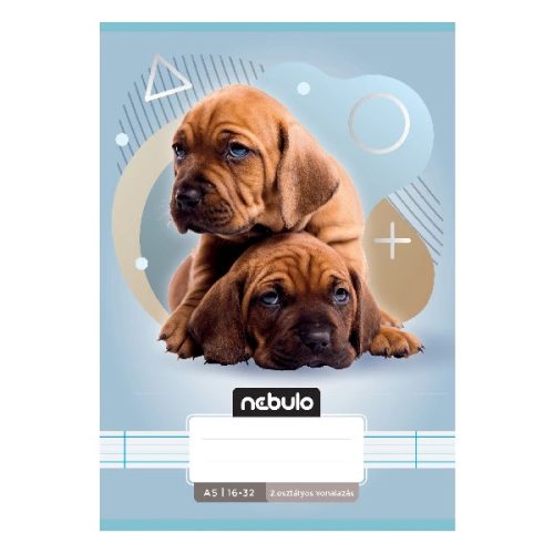 Füzet vonalas Nebulo A/5 32 lapos 16-32 2. osztályos Állatok