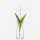 Tulipán dekorációs művirág szál 50cm, krém színű