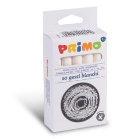   Primo Táblakréta pormentes, kerek fehér, 10db-os (F011GB10R) 